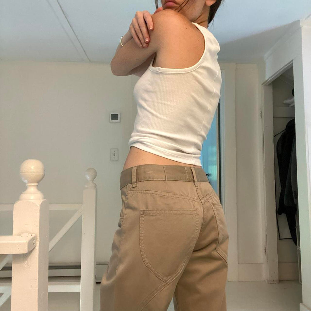 Zucca Travail Straight Leg Khaki Pants Size 1