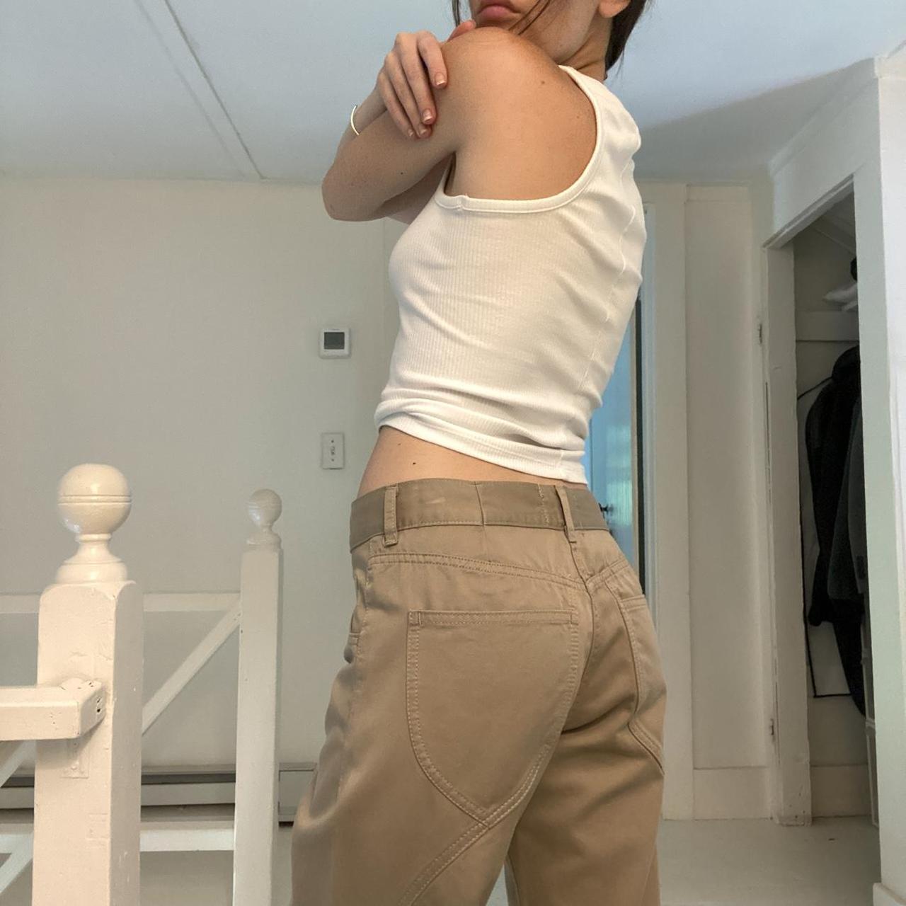 Zucca Travail Straight Leg Khaki Pants Size 1
