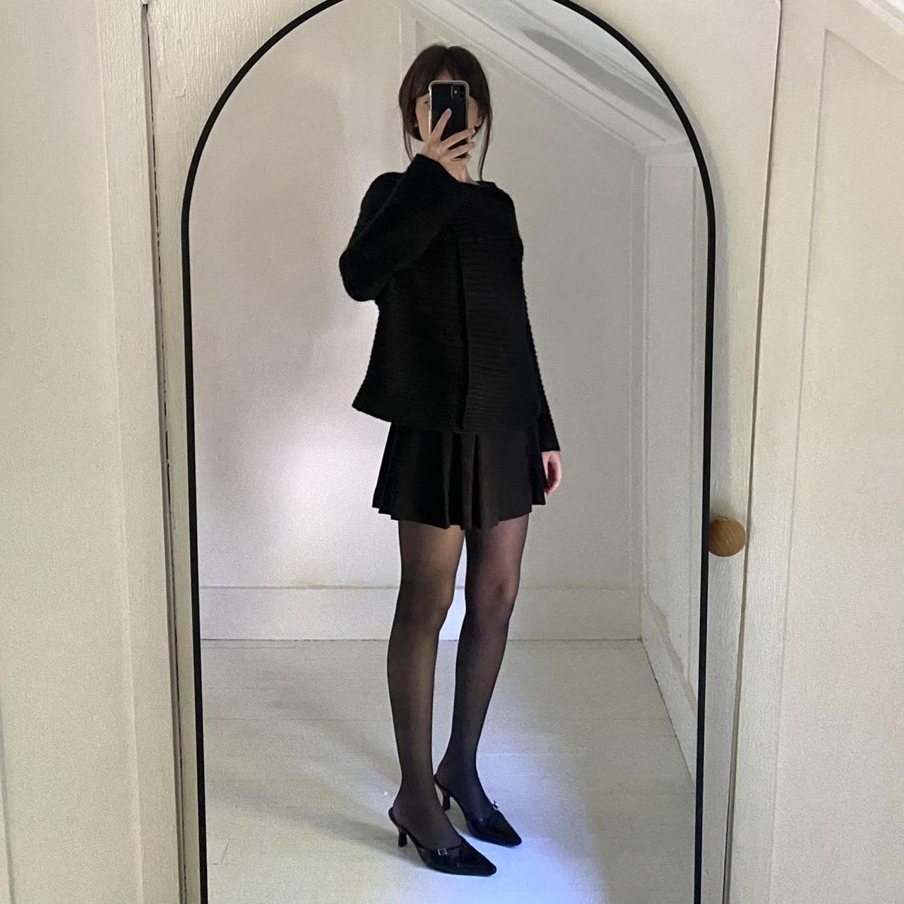 Magaschoni Wool Knit Poncho Cardigan Sweater Size M