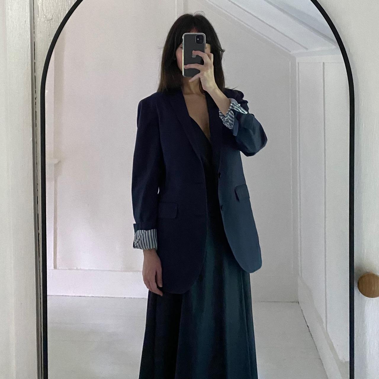 Seize Sur Vingt Twill Blazer Jacket Navy Size 38