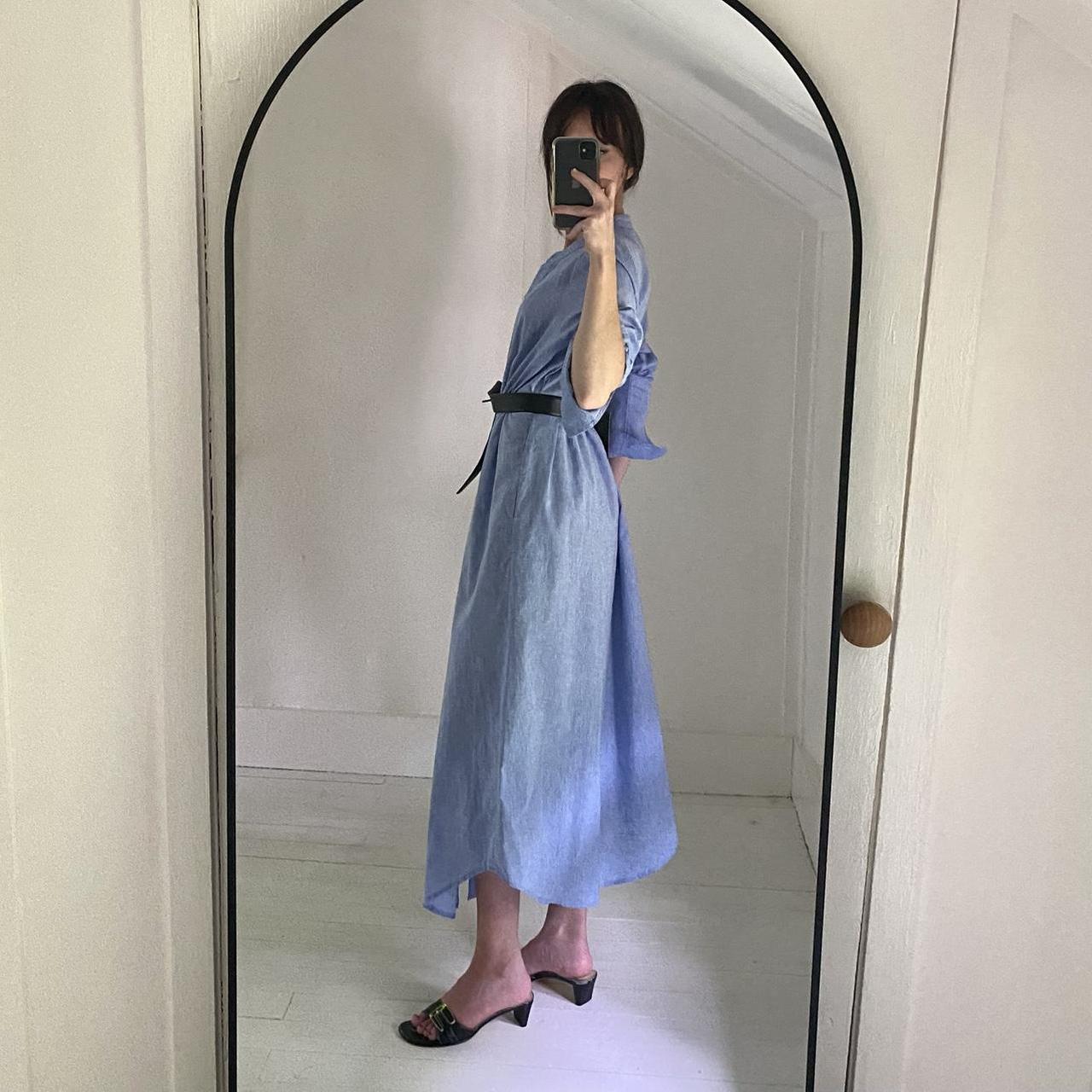Tuckernuck Lydell Chambray Maxi Shirt Dress NWT Size M