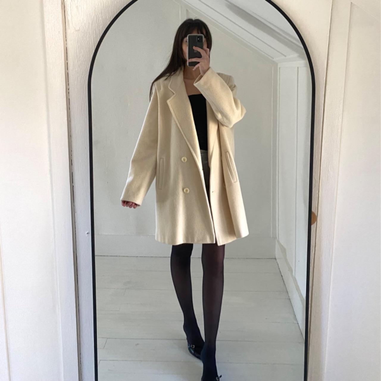 Forecaster of Boston Vintage 80s Wool Double Breasted Coat Size 13/14