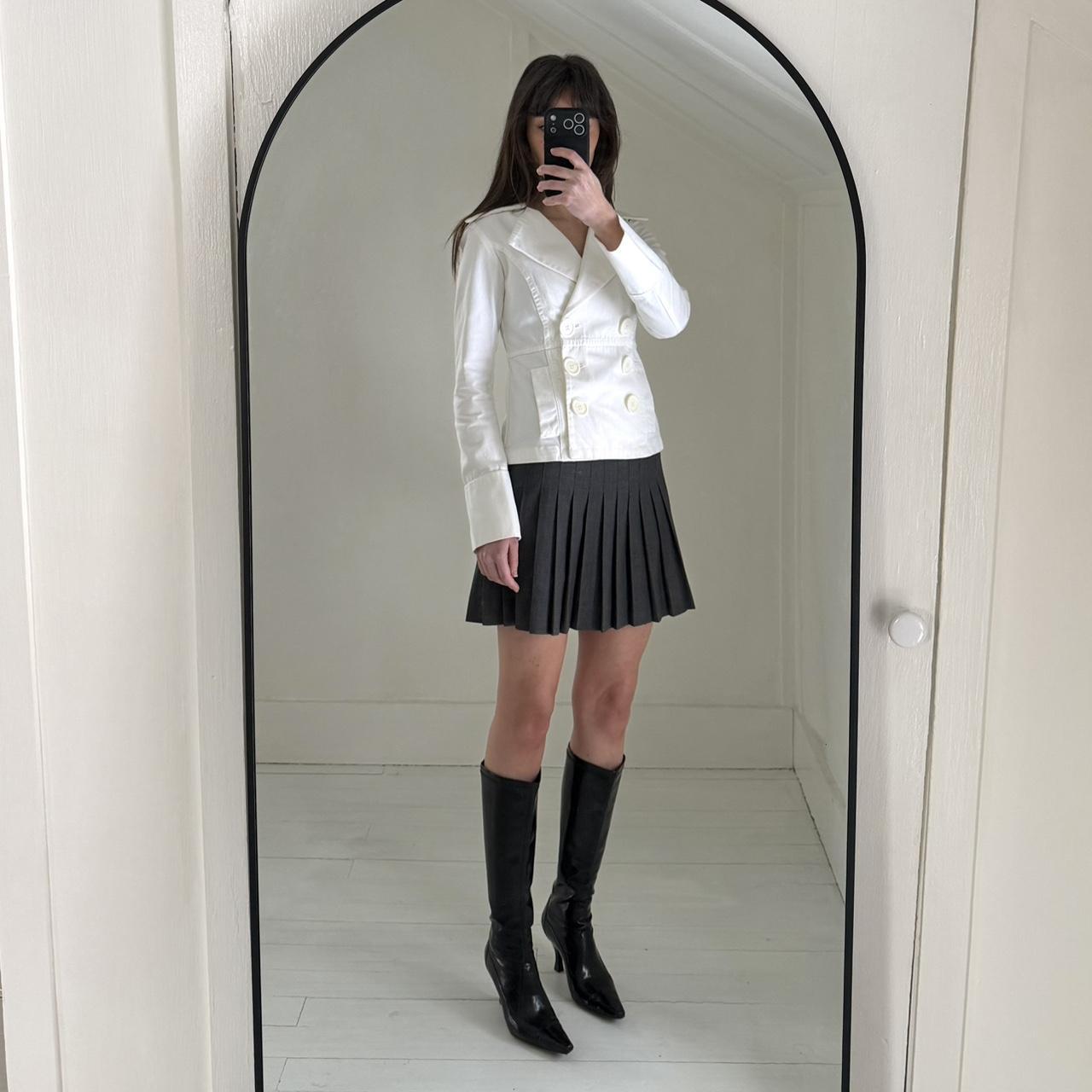 Juicy Couture Jeans Vintage Y2K Double Breasted Jacket Size P