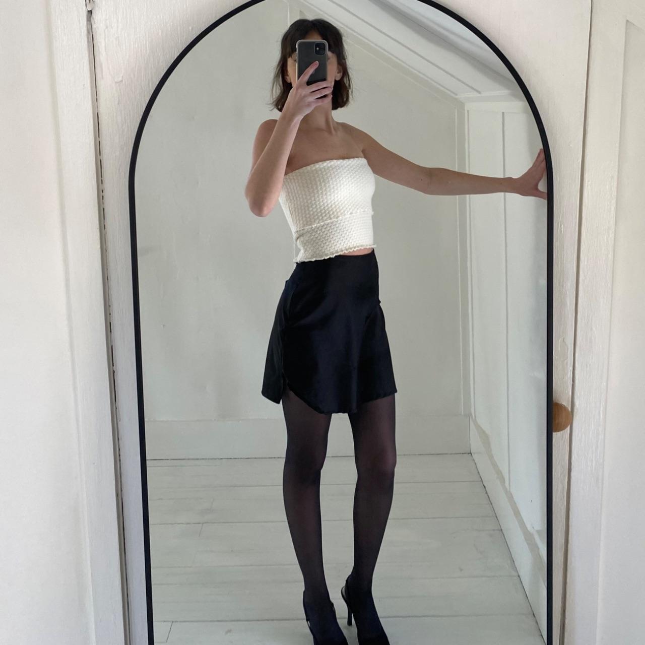 Indah Cole Mini Skirt / Tube Top in Ivory Size S