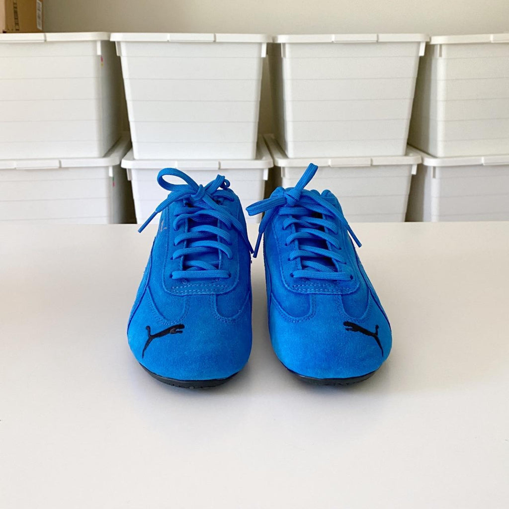 Puma Speedcat Shield SD Suede Sneakers in Ultra Blue Black Size US M 5 / W 6.5
