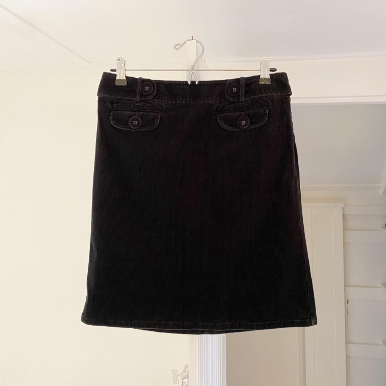 Ann Taylor Vintage Y2K Corduroy Pencil Skirt Size 4P