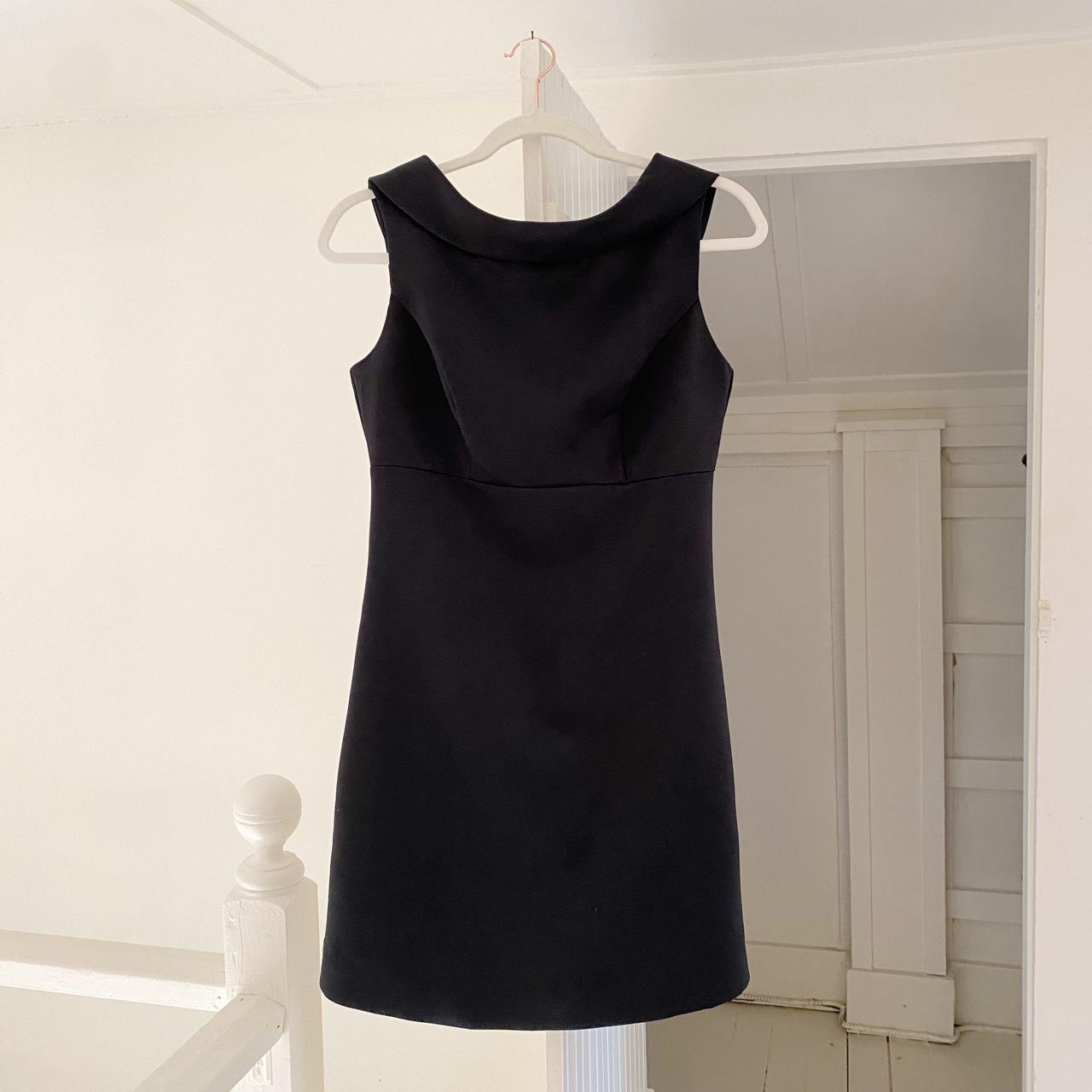 Hugo Buscati Collection Vintage 90s Collared Mini Sheath Dress Size 4