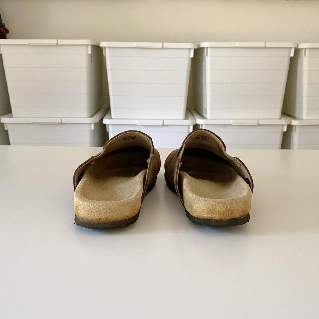 Zara Suede Clogs Size EU 34