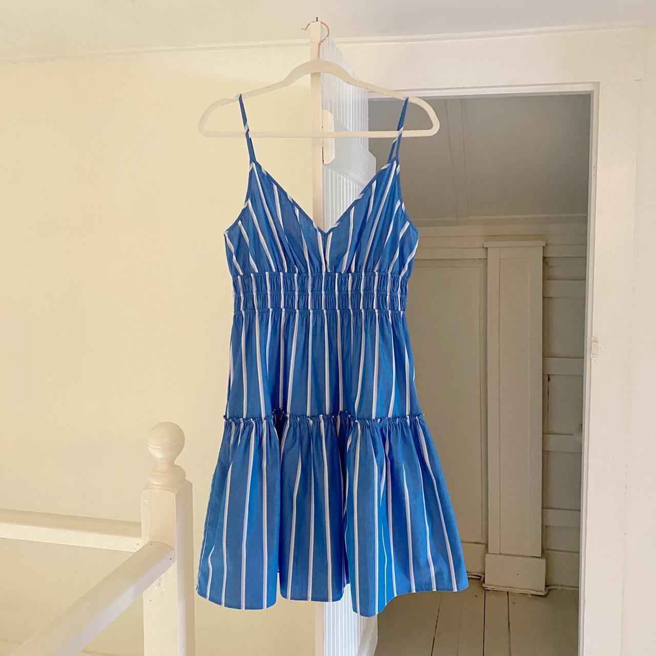 Rails Carmen Poplin Mini Dress in Boiro Stripe NWT Size M