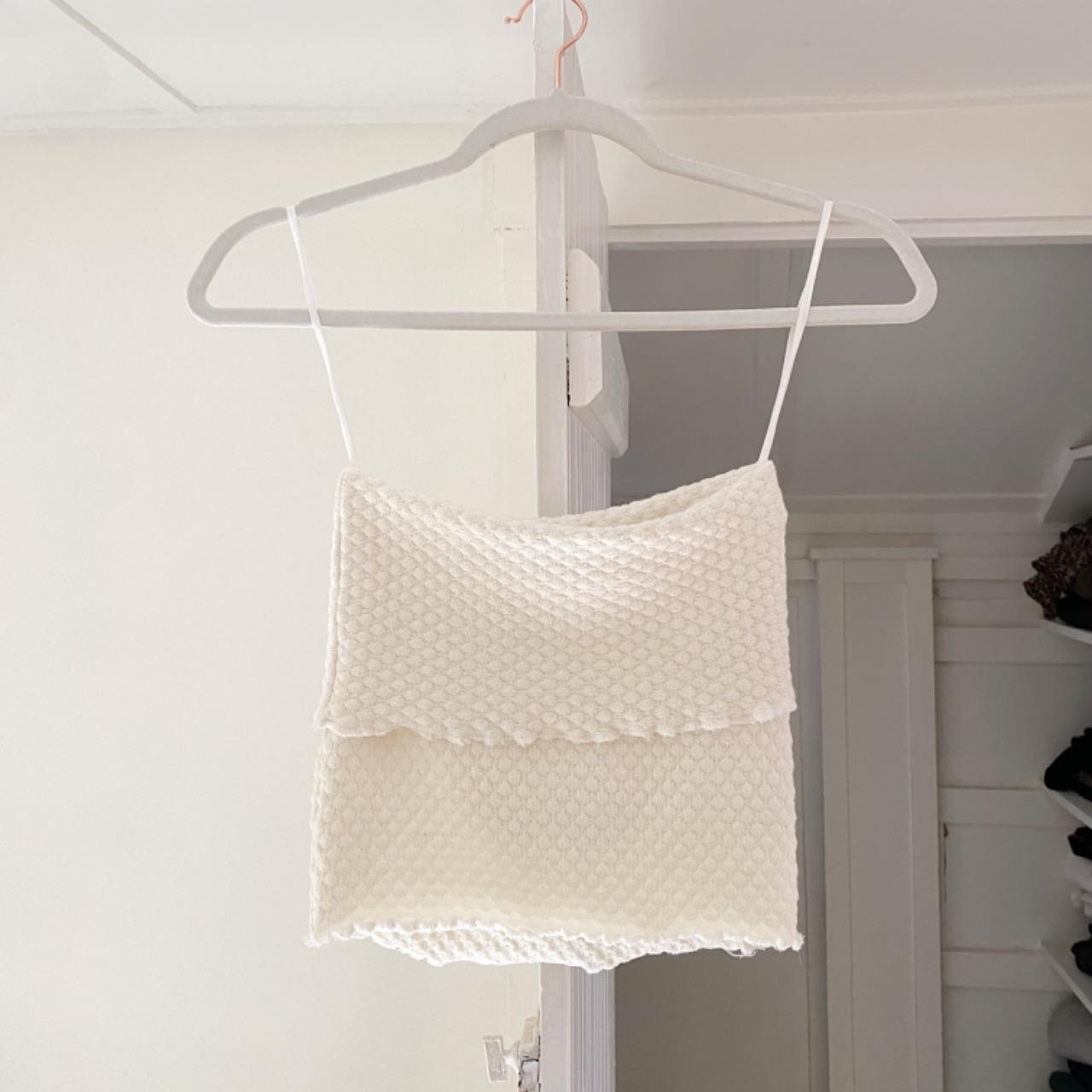 Indah Cole Mini Skirt / Tube Top in Ivory Size S