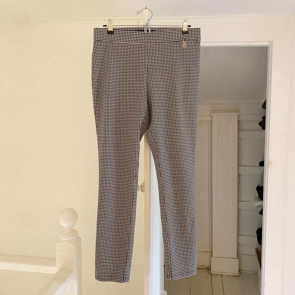 Tommy Hilfiger Gingham Cropped Pant Size M