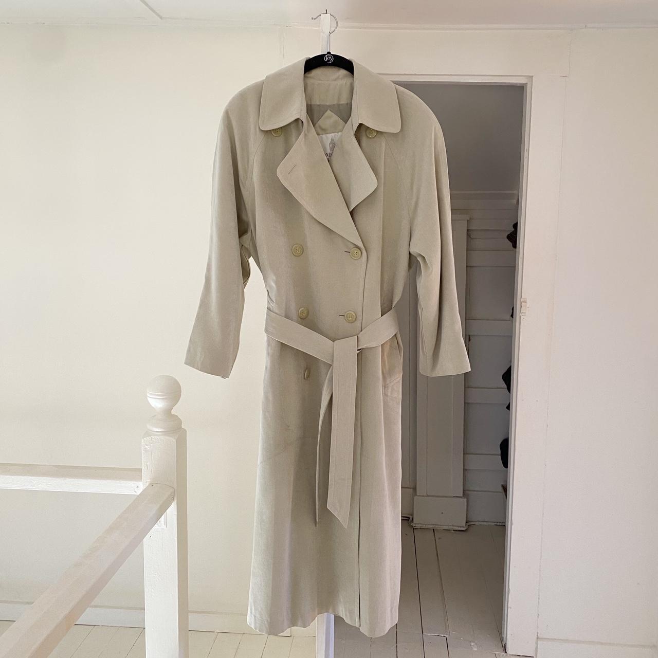 London Fog Vintage 90s Double Breasted Trench Coat Size 4P