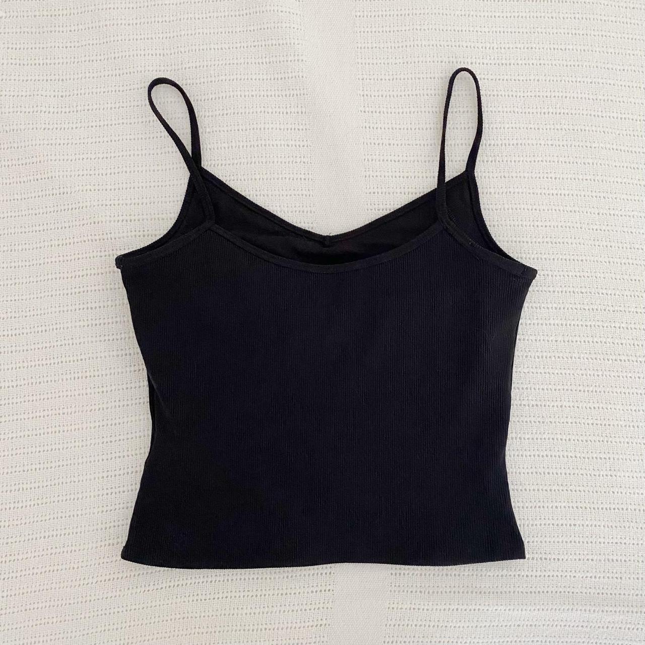 GapFit Blackout Rib Cami in True Black Size S Tall