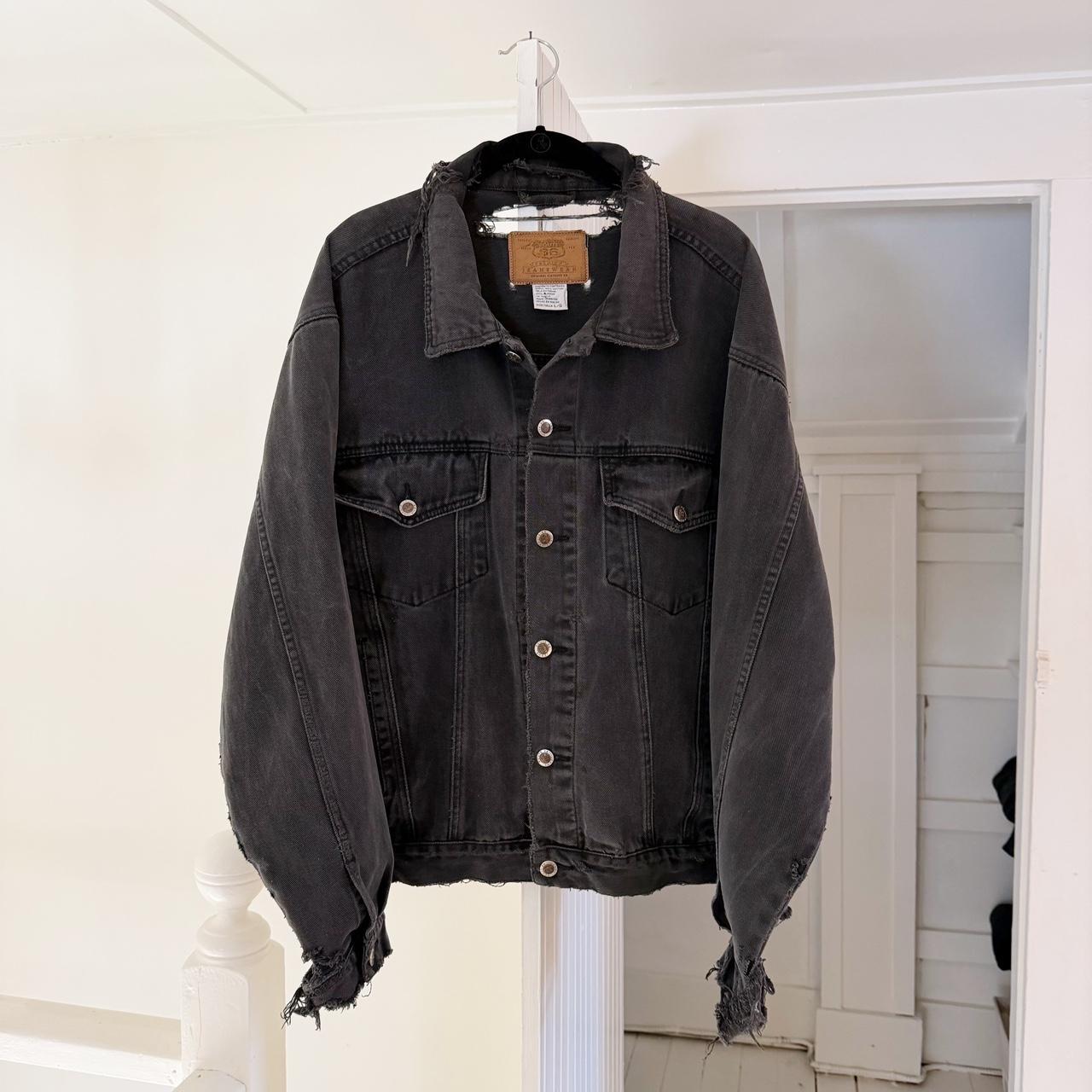 Route 66 Vintage 90s Distressed Denim Jacket Size L