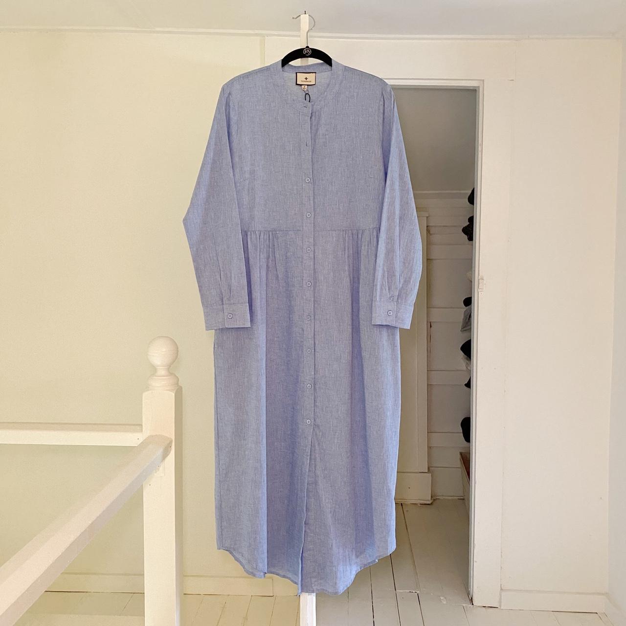 Tuckernuck Lydell Chambray Maxi Shirt Dress NWT Size M