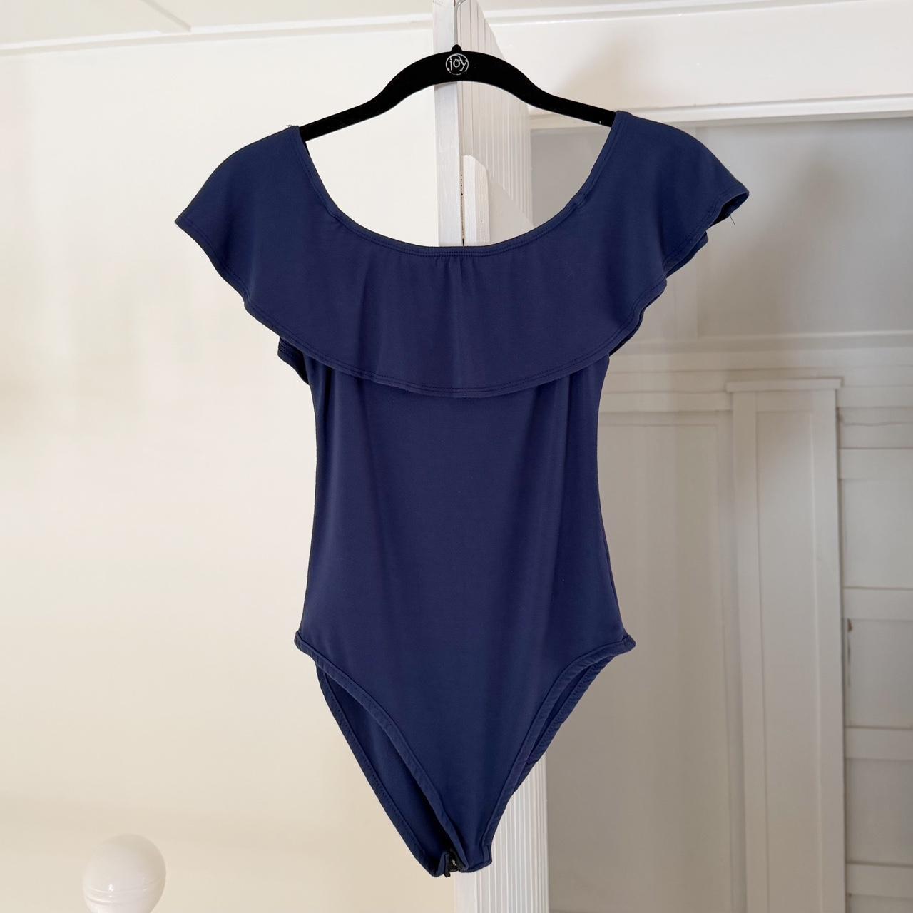 Altar’d State Off Shoulder Ruffle Overlay Bodysuit Size S