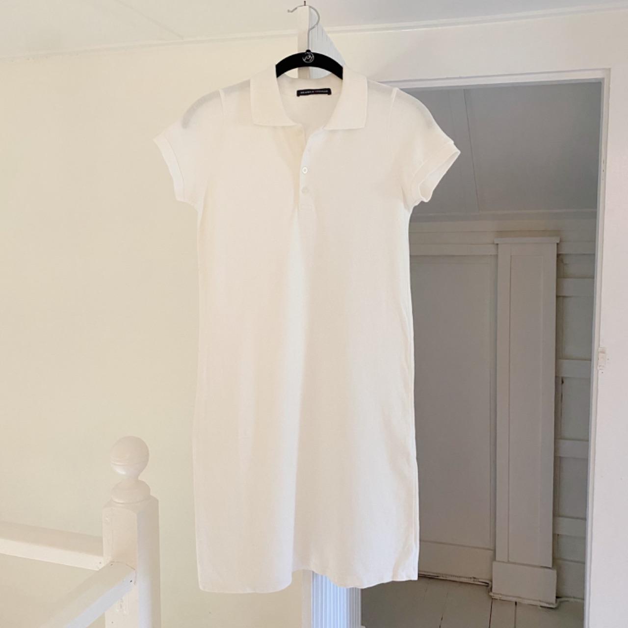 Brandy Melville Paula Polo Mini Dress in White Size XS/S