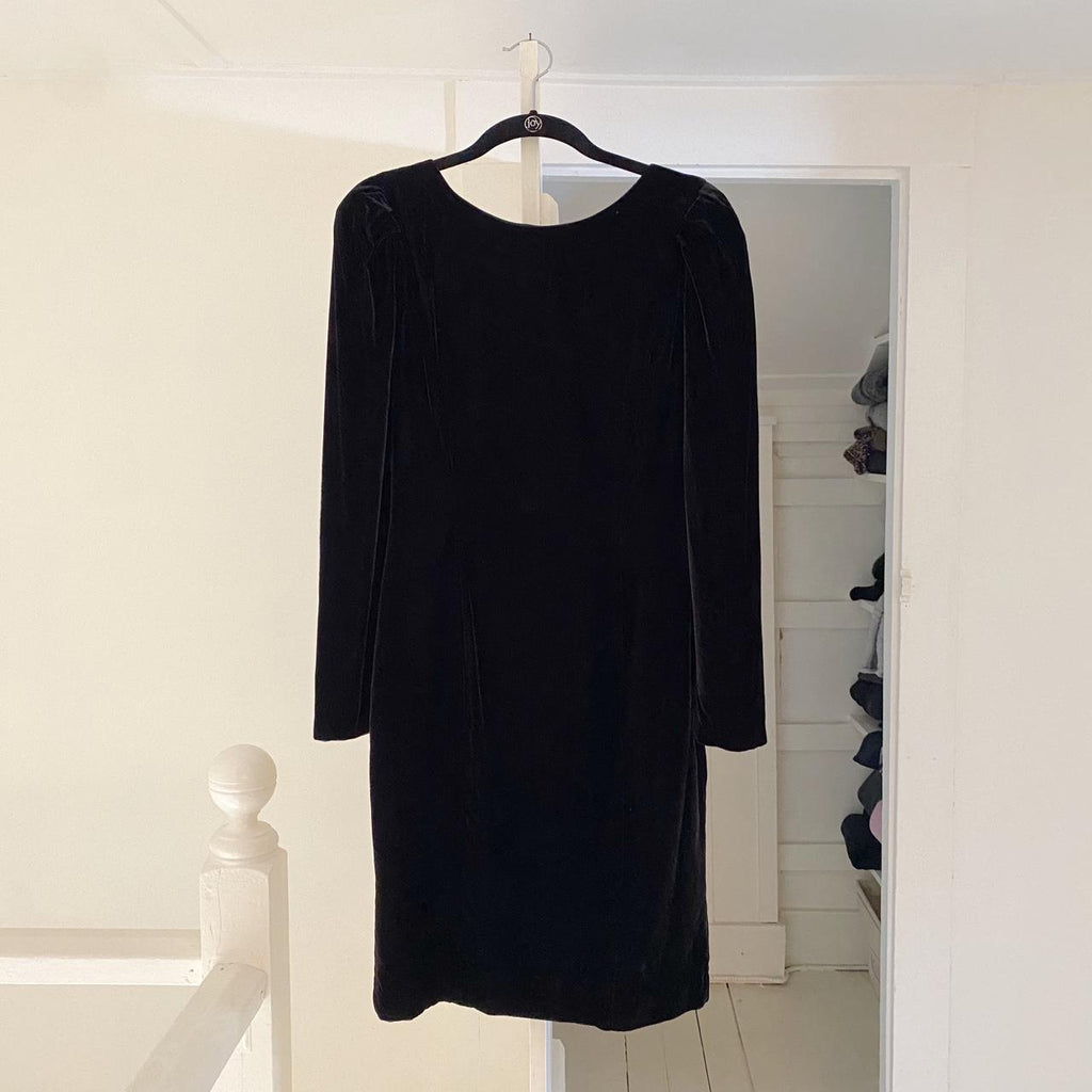 Moda Int’l Vintage 80s Velvet Backless Dress Size 4