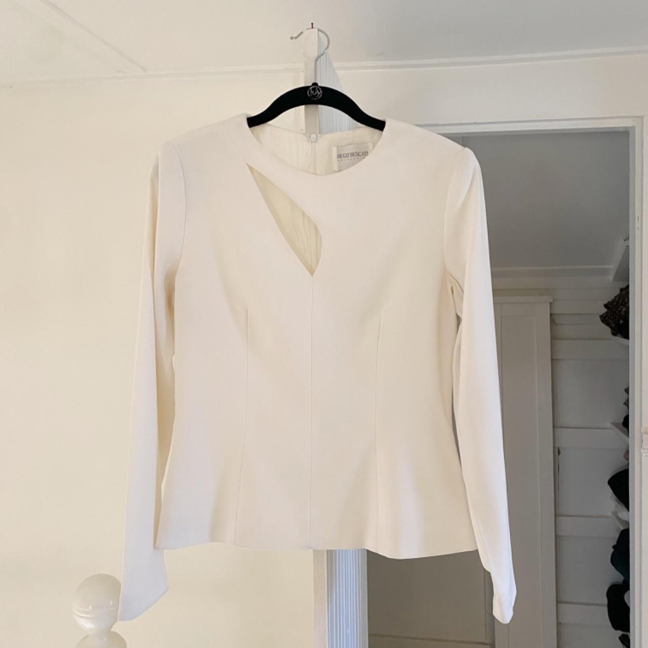 Hugo Buscati Collection Vintage 90s Asymmetric Cut Out Top Size 4