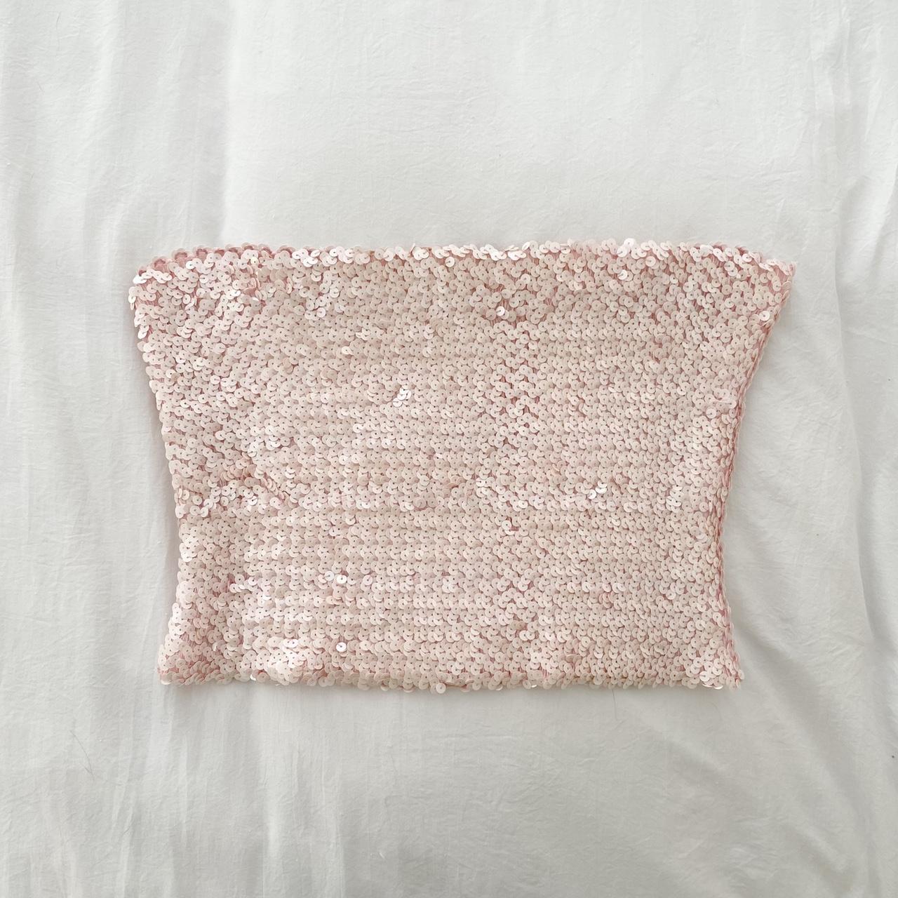 Hugo Buscati Collection Vintage 90s Sequin Tube Top Size 4