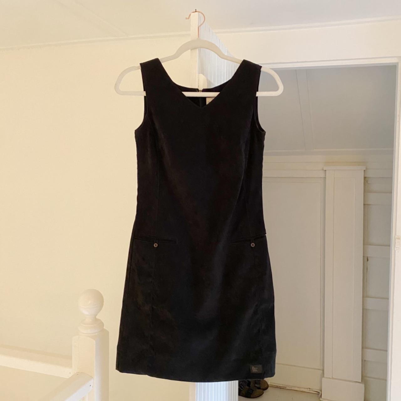 Calvin Klein Jeans Vintage 90s Faux Suede Mini Dress Size 1