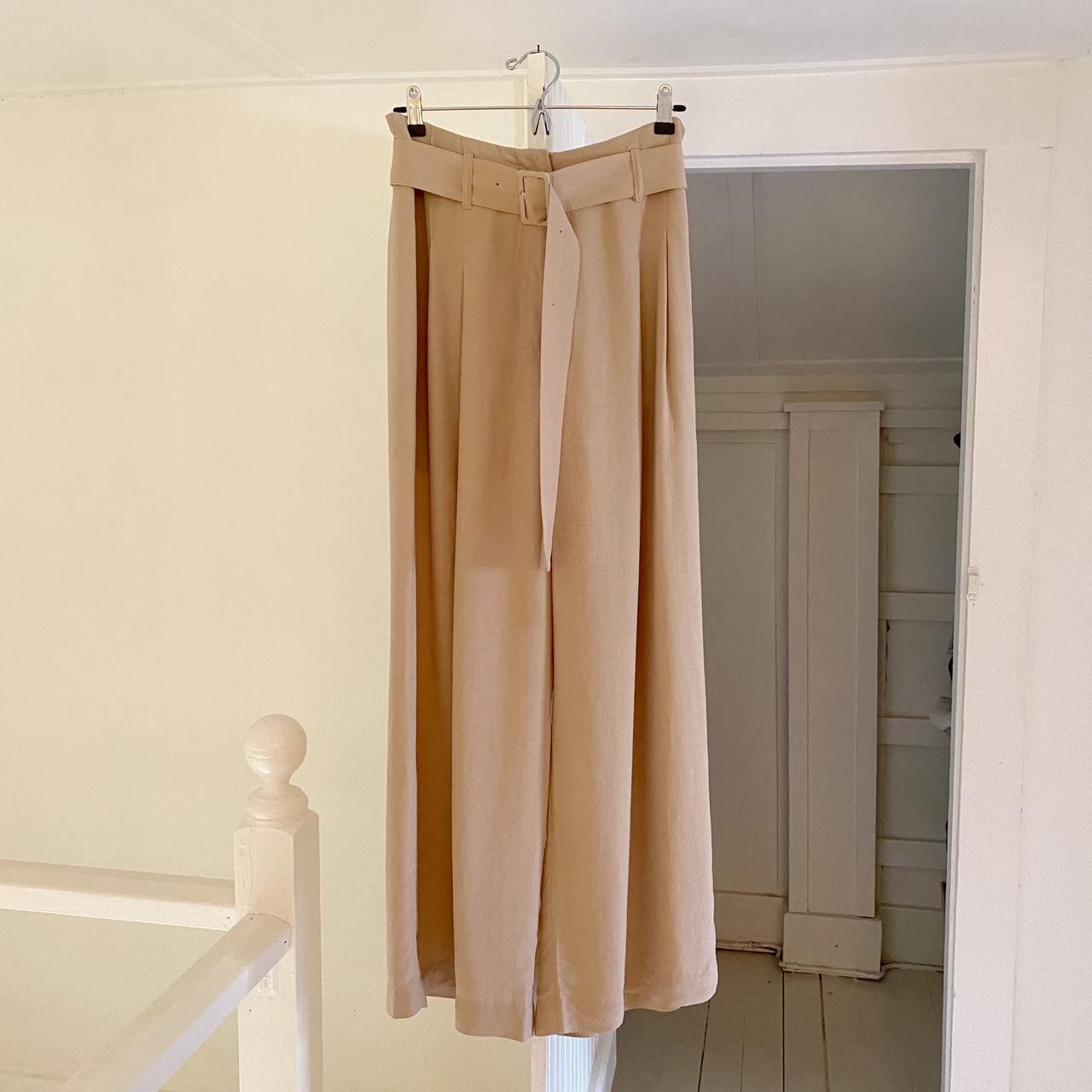 Blossom Wide Leg Belted Trousers Size 2