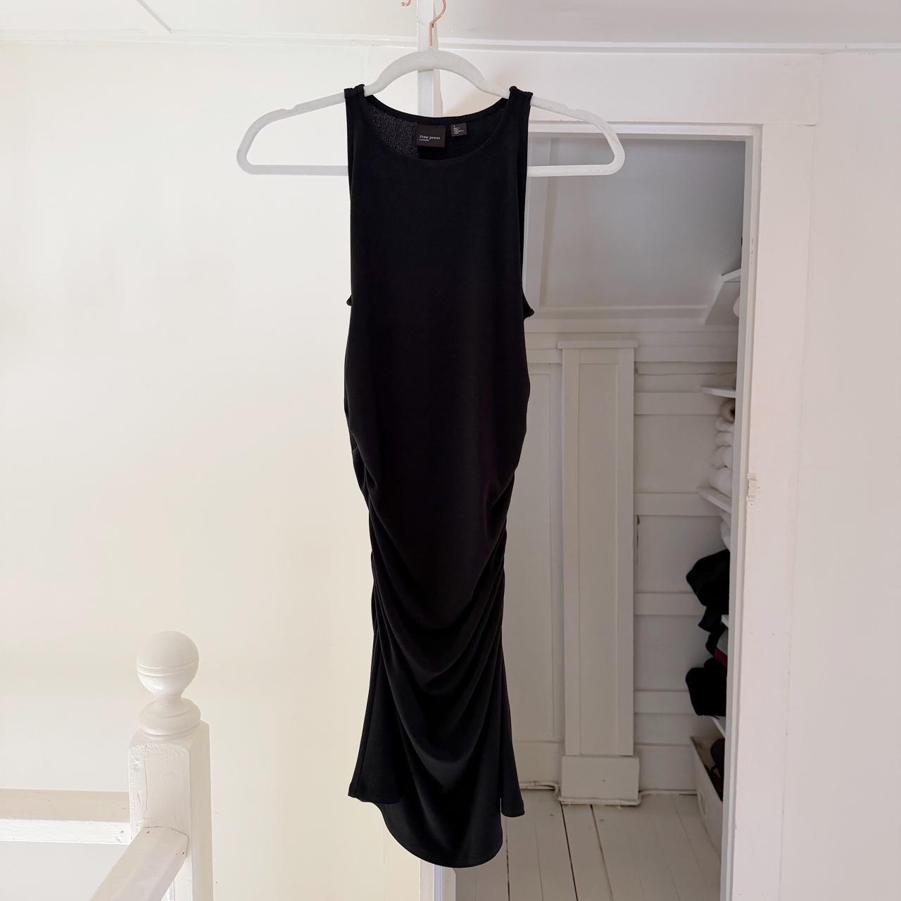 Free Press High Neck Ruched Bodycon Mini Dress Size S