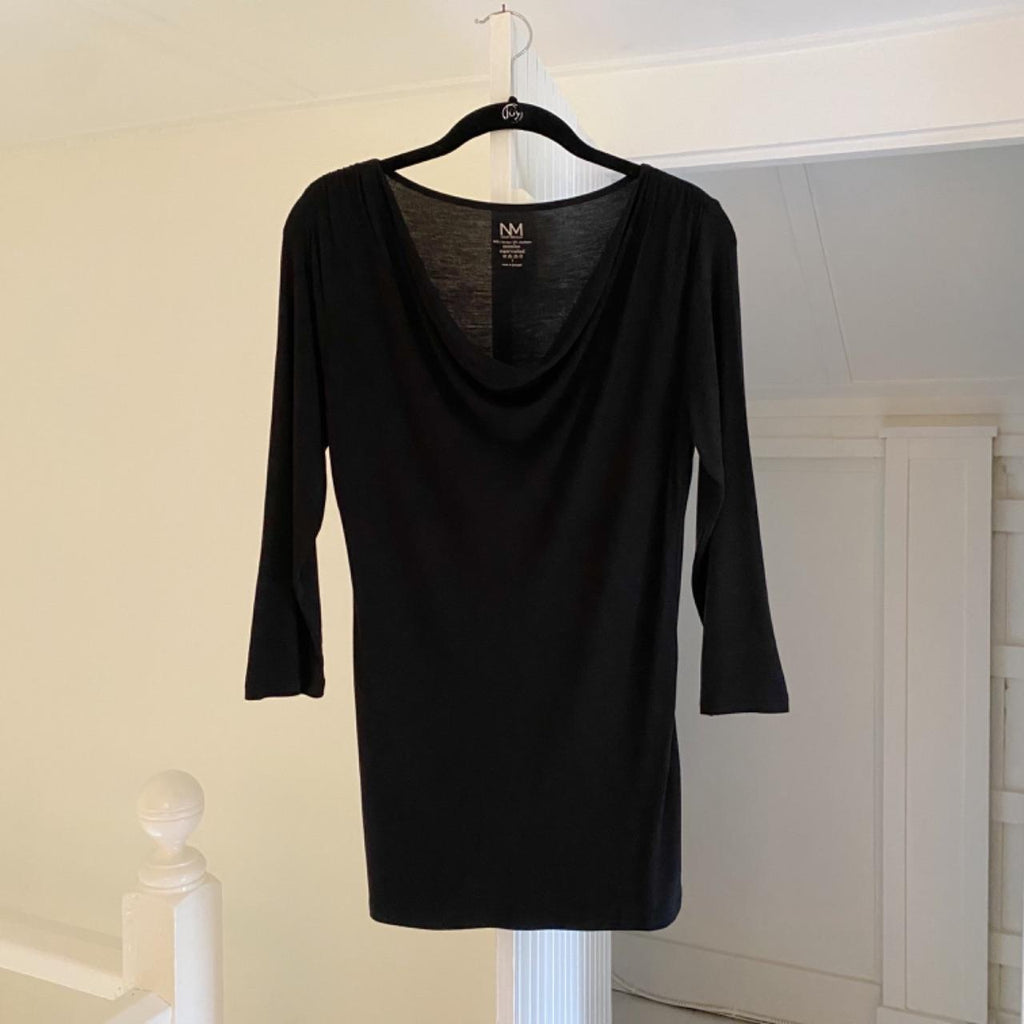 Neiman Marcus Luxury Essentials Cowl Neck Top Size 3