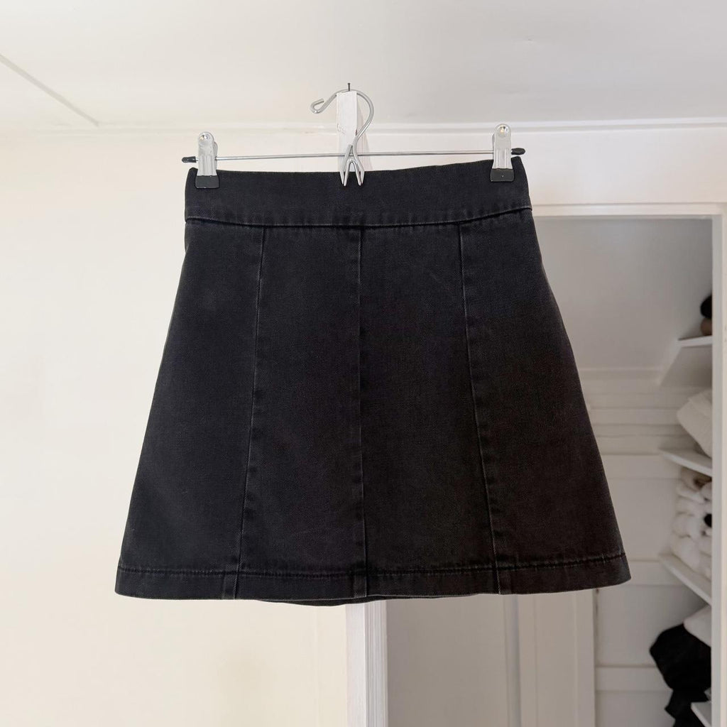 Topshop Moto Denim Mini Skirt Size UK 8