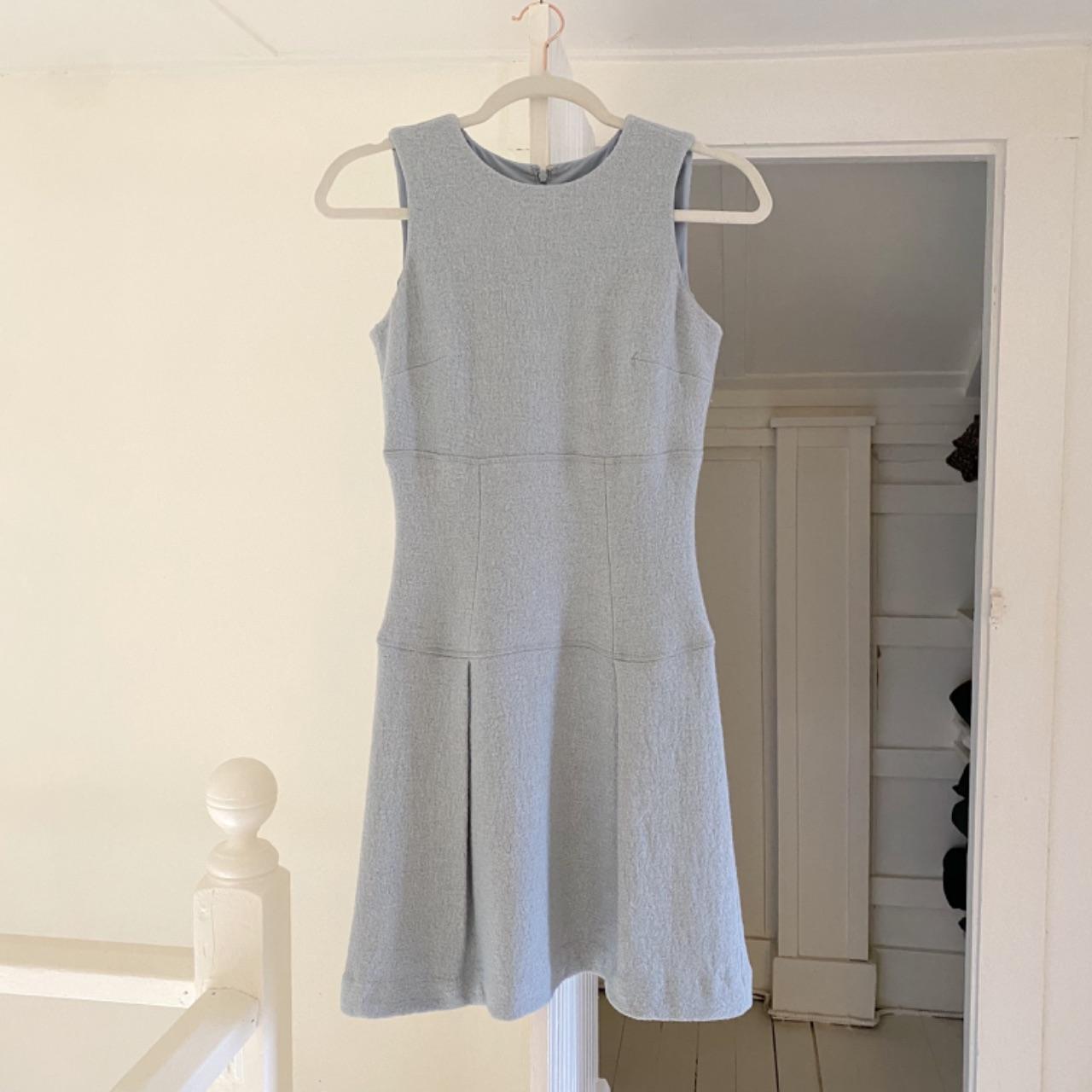 Ann Taylor Vintage Y2K Wool Drop Waist Mini Dress Size 0P