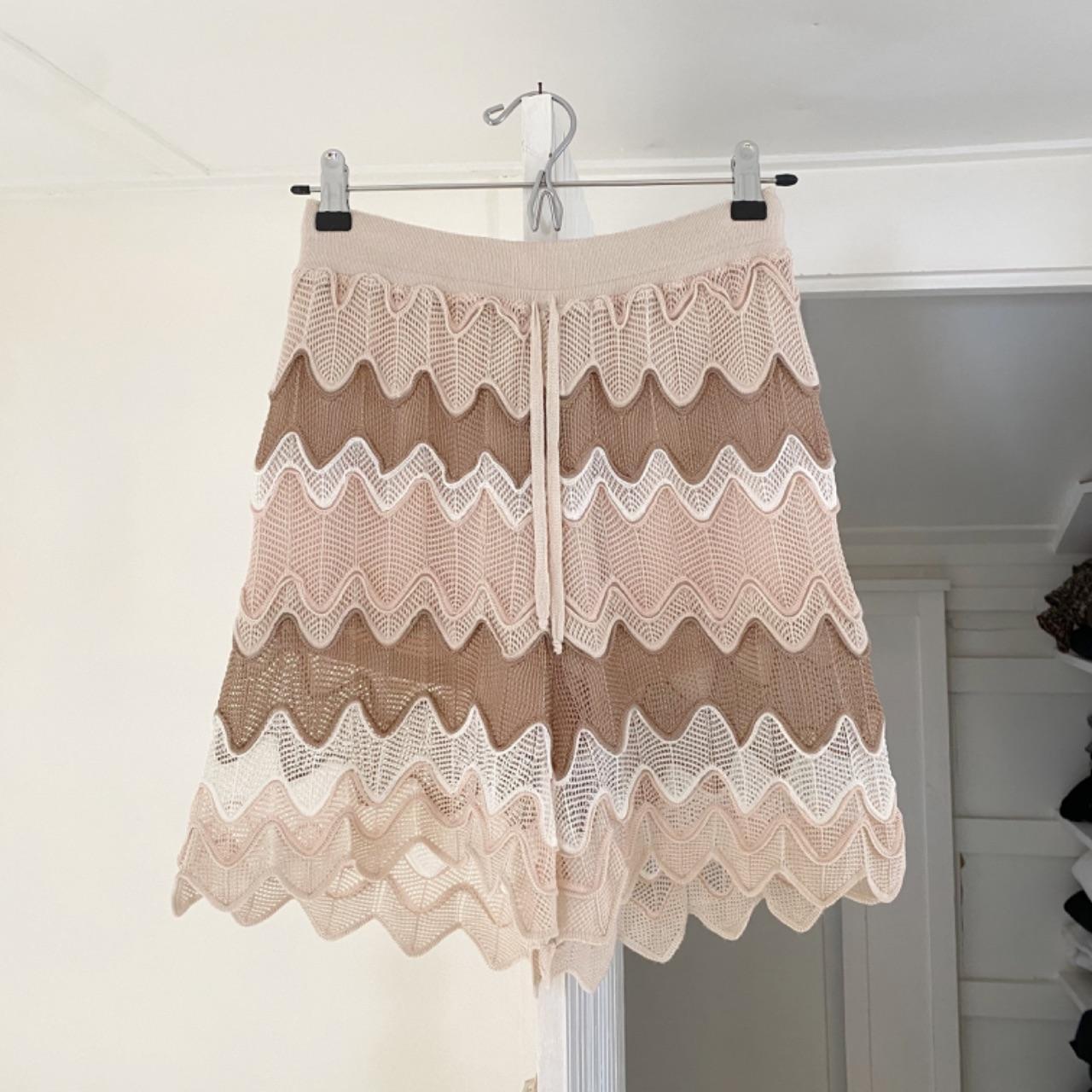 Maria Pavan Crochet Knit Shorts Size XS