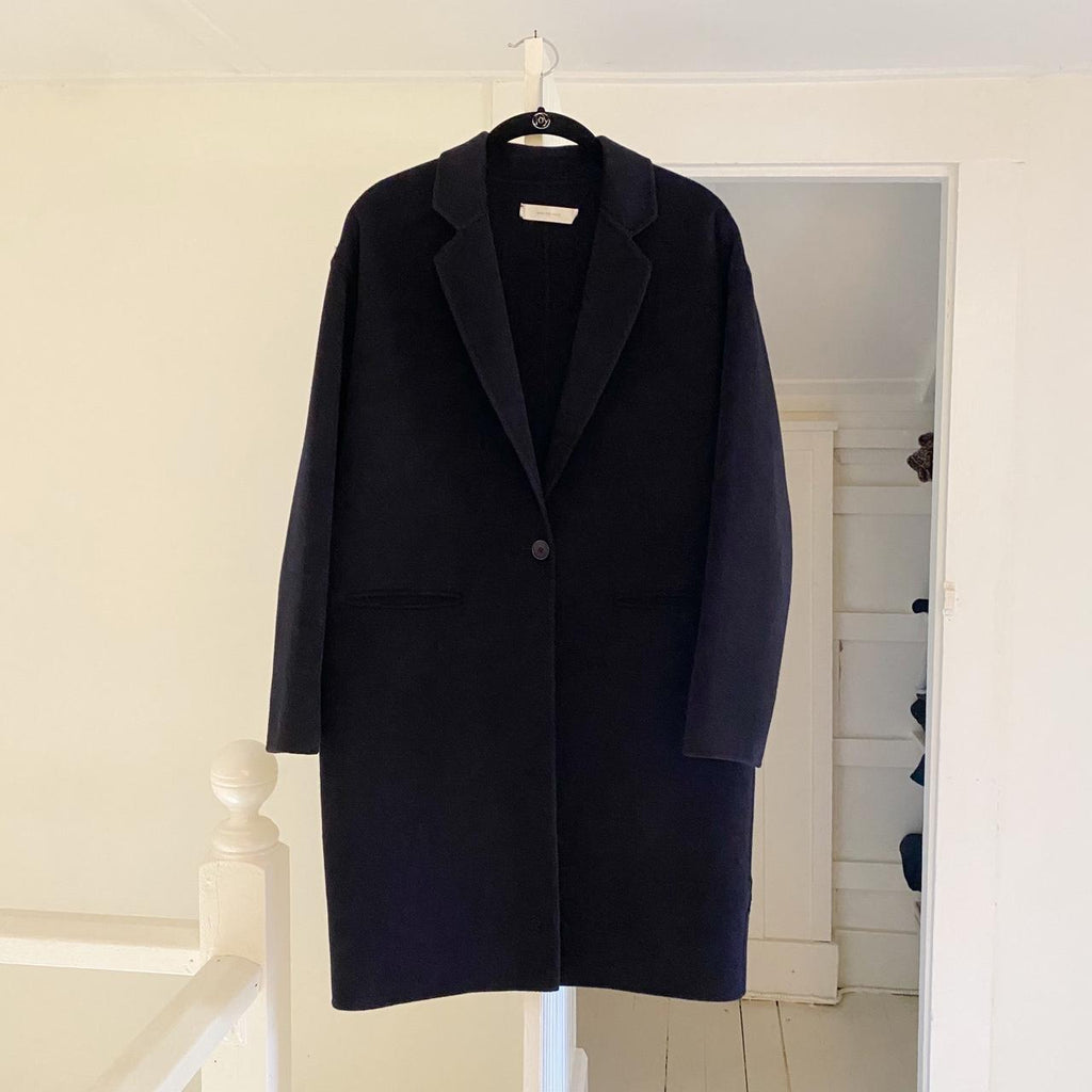 Italic Wool Cashmere Cocoon Coat Size S