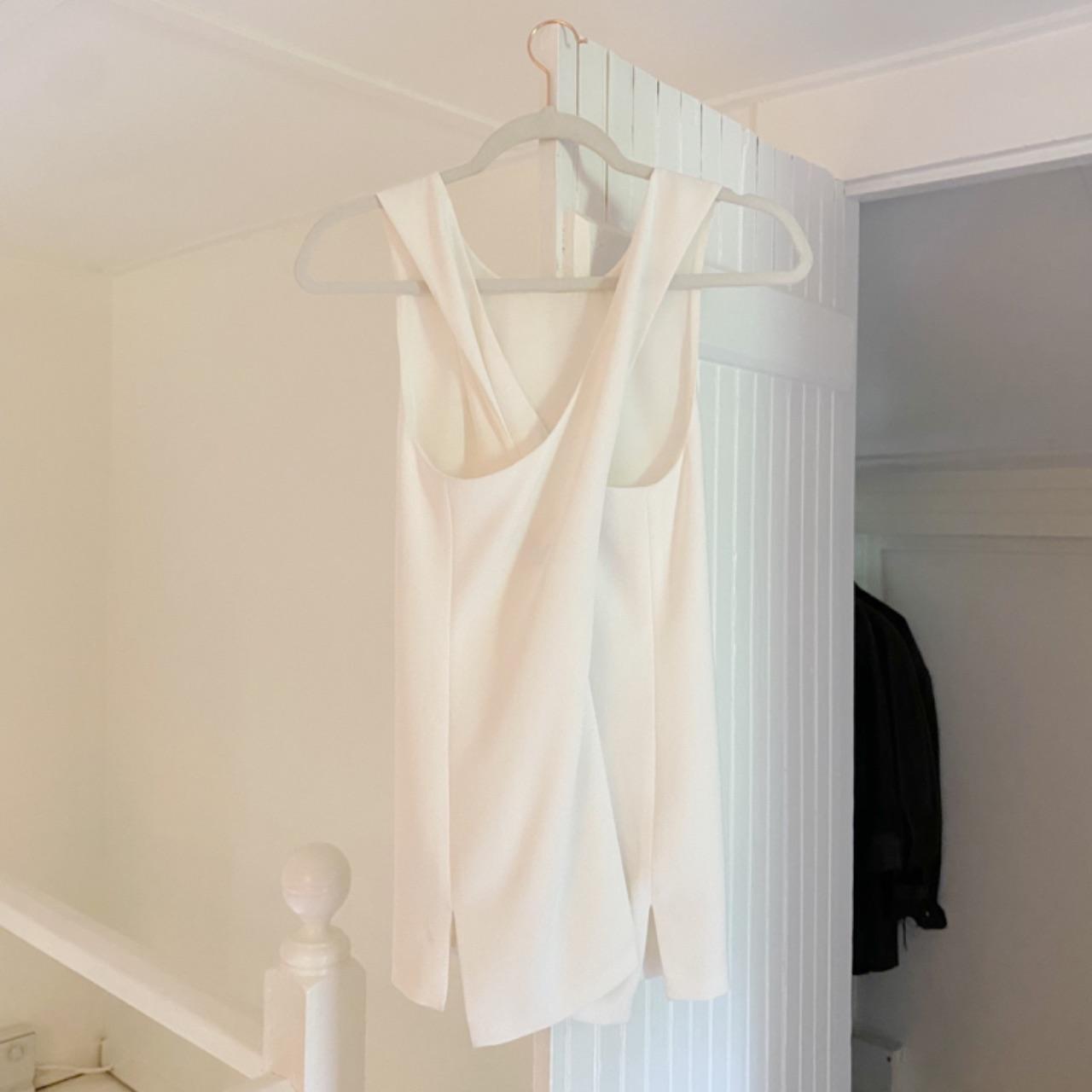 Theory Parieom Admiral Crepe Tunic Tank Top Size P