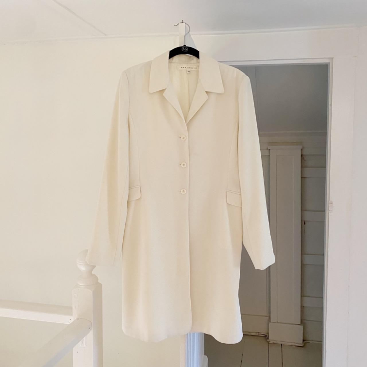 Max Studio Vintage 90s Longline Blazer Jacket Size 9/10