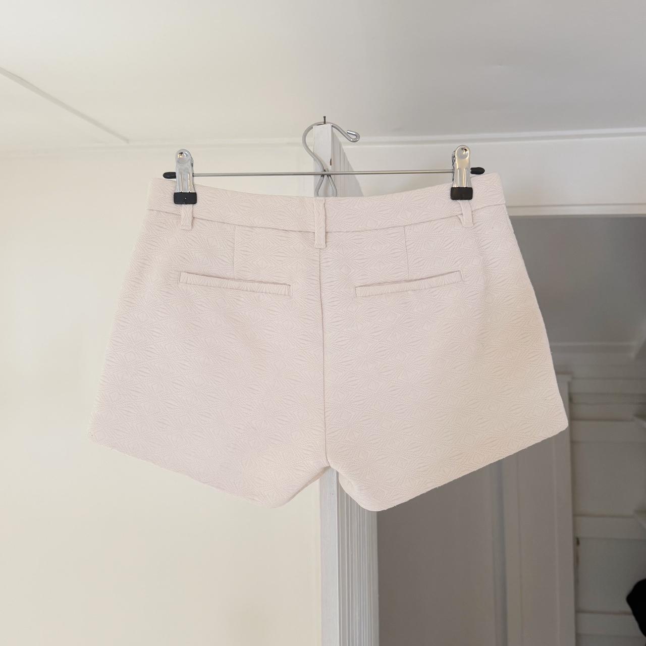 Banana Republic Jacquard Diamond Weave Mini Chino Shorts Size 0