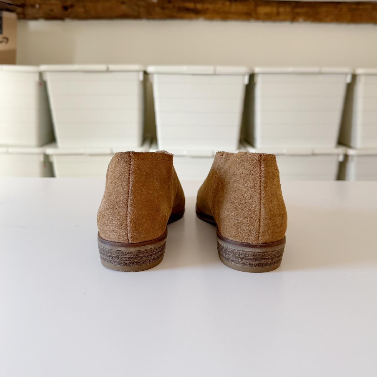 Crown Vintage Shay Suede D’Orsay Flat Ankle Boot Size 6.5