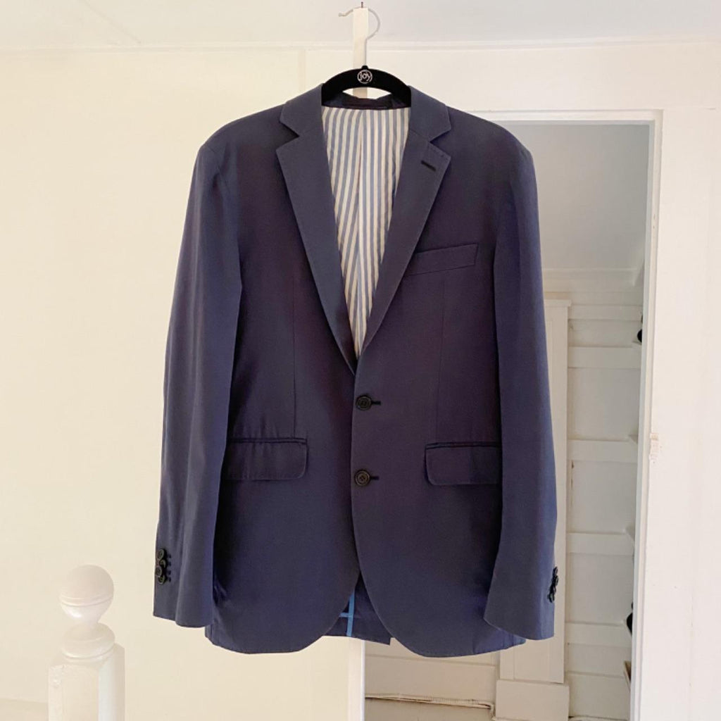Seize Sur Vingt Twill Blazer Jacket Navy Size 38