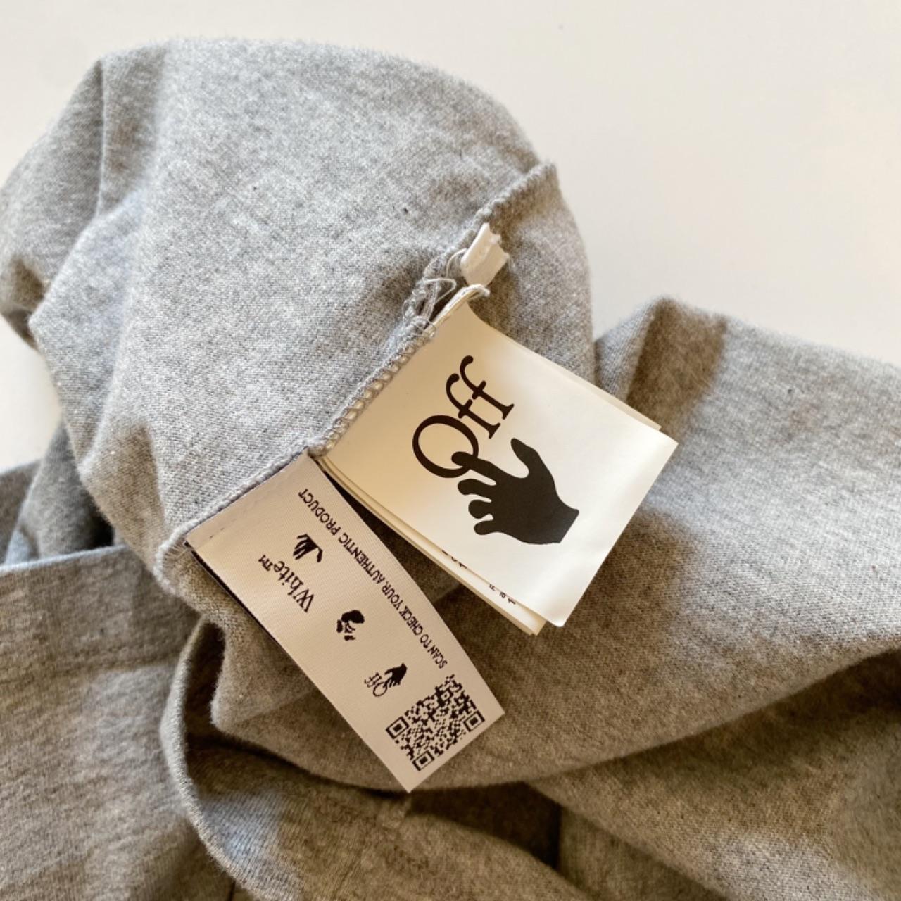 Off-White Degrade Arrow Slim Tee in Grey Size Mens XL