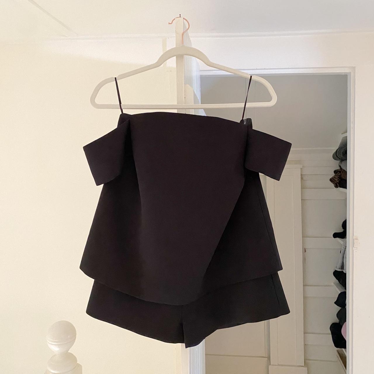 C/MEO Collective The Palisades Cape Romper in Black Size XS