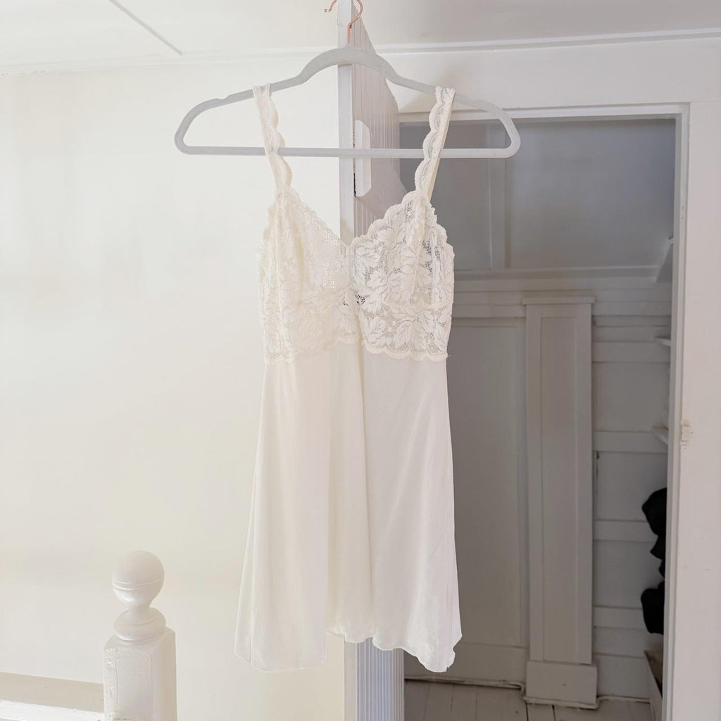 Cosabella Vintage Y2K Lace Mini Slip Camisole Size M