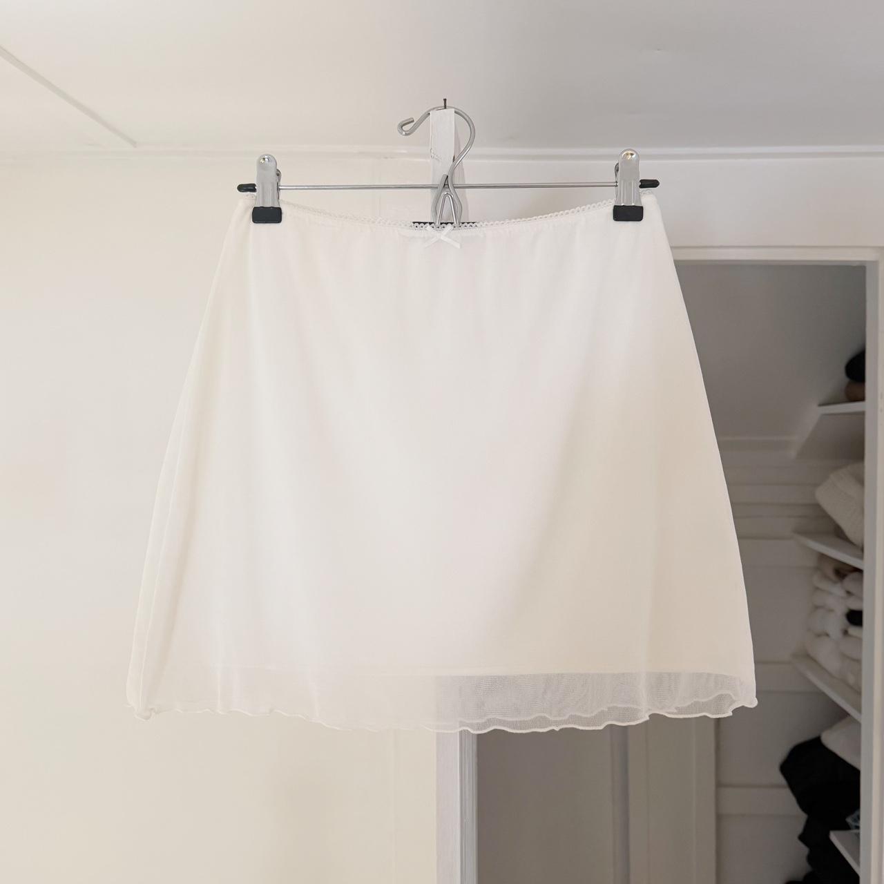 Brandy Melville Ciara Mesh Overlay Mini Skirt OS
