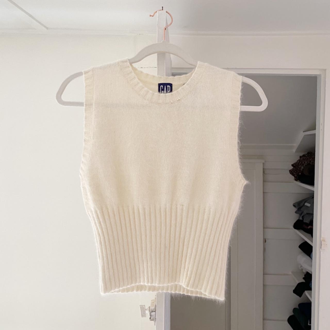 Gap Vintage 90s Angora Knit Sweater Vest Size M