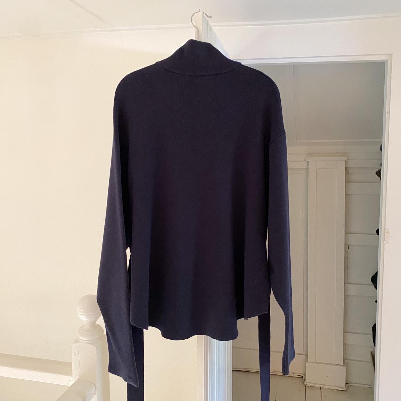 Moth / Anthropologie Tie Waist Mock Neck Poncho Sweater Size M