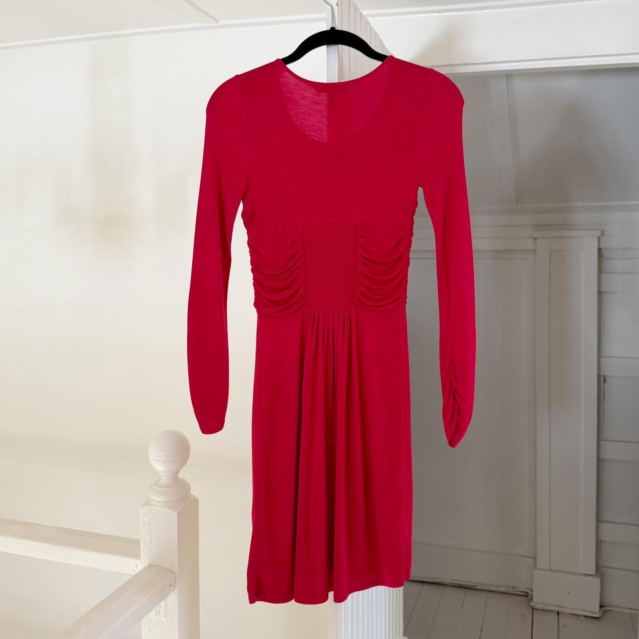BCBGMaxAzria Ruched Bustier Mini Wrap Dress Size XXS