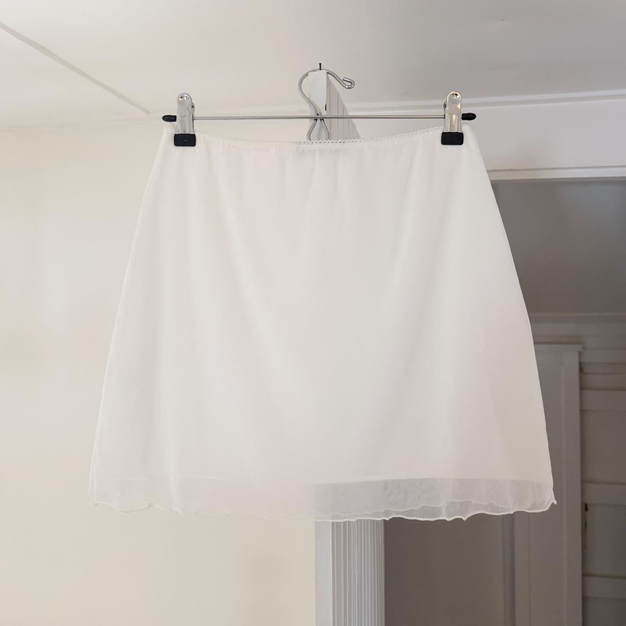 Brandy Melville Ciara Mesh Overlay Mini Skirt OS