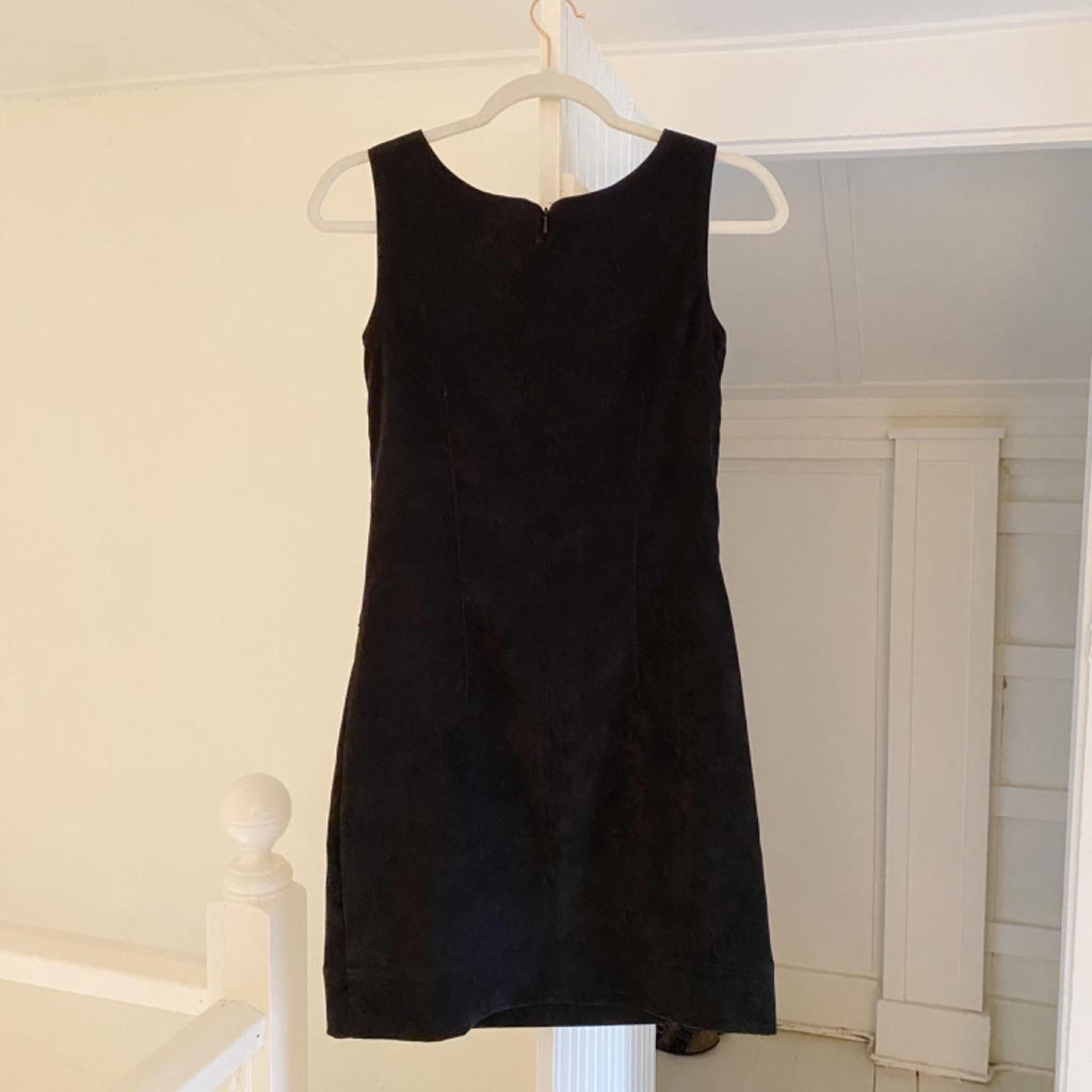 Calvin Klein Jeans Vintage 90s Faux Suede Mini Dress Size 1