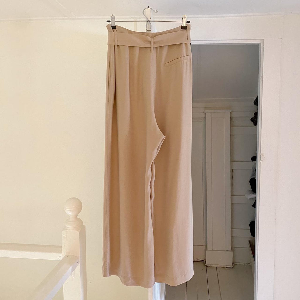 Blossom Wide Leg Belted Trousers Size 2