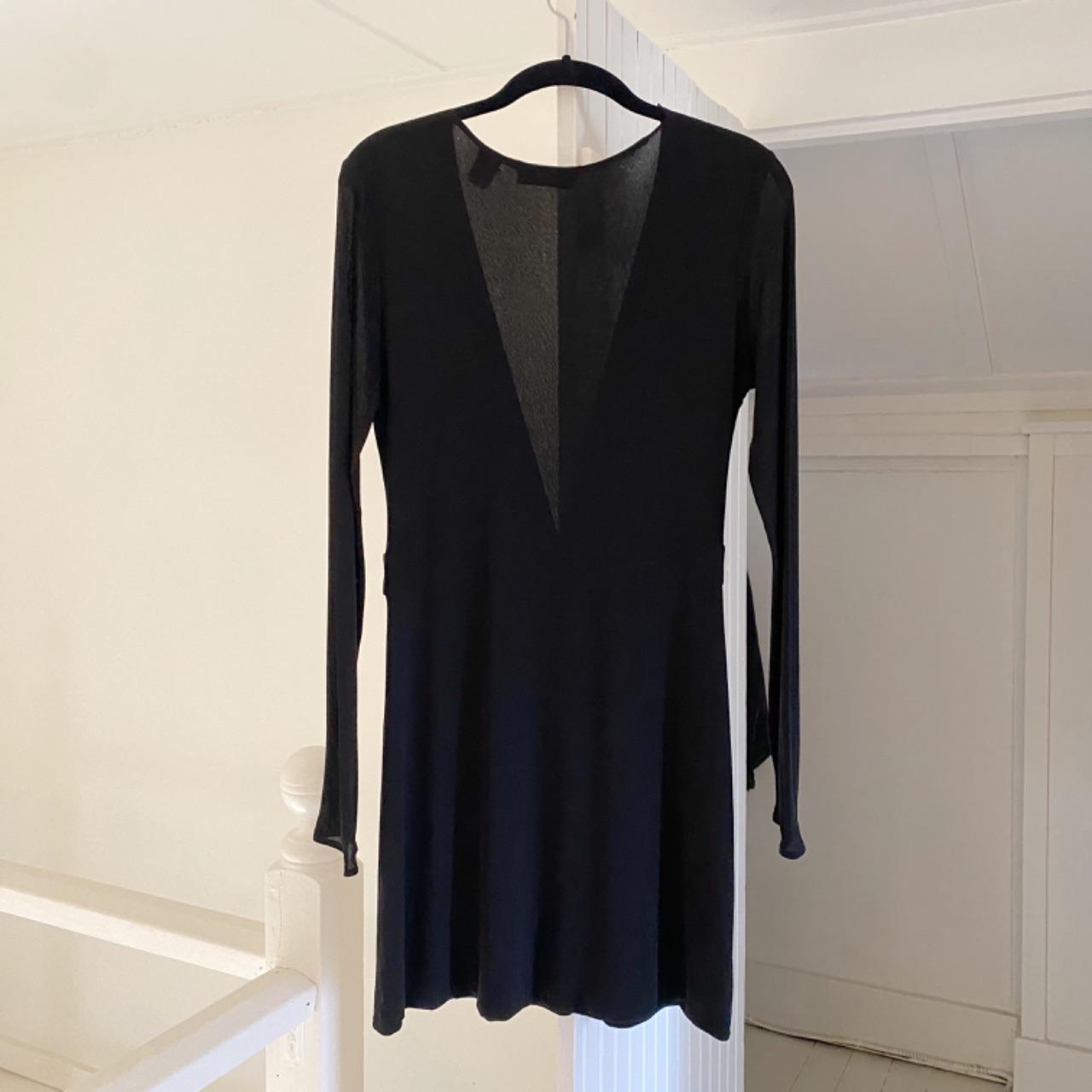 Hugo Buscati Collection Vintage 90s Plunge Neck Mini Dress Size S