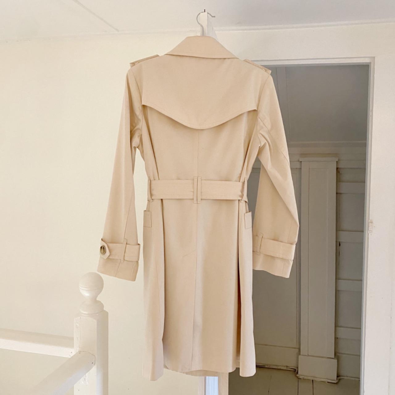 London Fog Double Breasted Trench Coat Size PXS