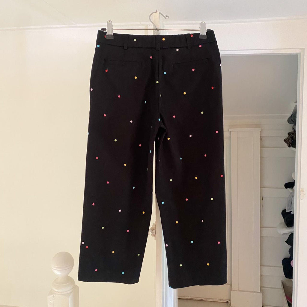 Briggs New York Rainbow Polka Dot Capri Pants Size 4P